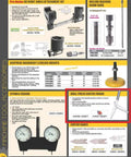 Catalog page featuring Drill Press Center Finder With Three Eighths Inch Shank Fast Accurate Center Location For Round Workpieces.
