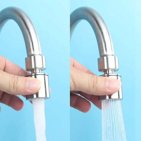 2 Hole 4 Inch Deck Mount Bar Prep Faucet With Brushed Nickel Finish, showcasing handle and water modes.