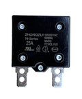 Automatic Reset 25A Circuit Breaker For Kid Friendly Ride On Toys 125 To 250Vac 50Vdc Thermal Switch Overload Protector