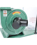 Close-up of 1-1/2 HP Portable Dust Collector for the shop, showcasing the 9-inch static pressure inlet, black finish.