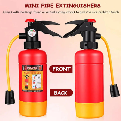 Rad 11-Inch Fire Extinguisher Squirter, Killer Water Shooter Toy For Kids, Wicked Cool Firefighter Role Play Gear, Ultimate Summer Beach Blast And Backyard Splash Session In Bold Red