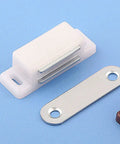Magnetic Cabinet Catches and Hidden Door Stops for Closets and Cupboards Easy Install No Brainer Strong Stainless Steel Door Latches
