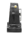 Heavy Duty Pillow Block Bearing With Two Bolt Mount Self Aligning UCP213 40 Two And A Half Inch Bore OEM Replacement side view, cast iron housing