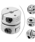 Top Tier Aluminum Shaft Coupling Joint Set For Stepper And Servo Motors Includes Flexible Connector Designed For Easy Install That Handles Misalignment With Rock Solid Build And Compact Design For Any Rig Or CNC Setup. 20 mm aluminum shaft coupler