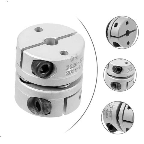 Top Tier Aluminum Shaft Coupling Joint Set For Stepper And Servo Motors Includes Flexible Connector Designed For Easy Install That Handles Misalignment With Rock Solid Build And Compact Design For Any Rig Or CNC Setup. 20 mm aluminum shaft coupler