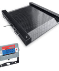 Built Tough Industrial Workhorse Drum Scale 2500 Lb Capacity Digital Floor Scale with steel platform and display.