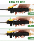 28 Inch Sprayer Wand With Universal Hose Fittings Brass Barbs For One Quarter Inch And Three Eighths Inch Hoses showing shut off valve