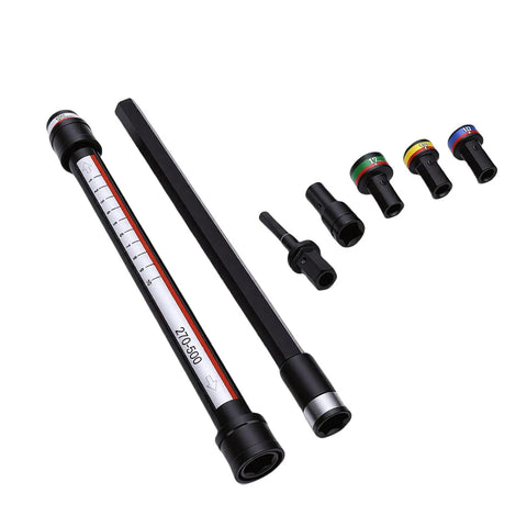 Pro Ceiling Leveling Socket Set With Stretch Rod And 10mm 13mm 14mm 17mm Fits Electric Drill Or Impact Wrench For Tough Jobs At Home Or On Site Fast And Reliable Gear black telescopic rod and 10 13 14 17mm sockets
