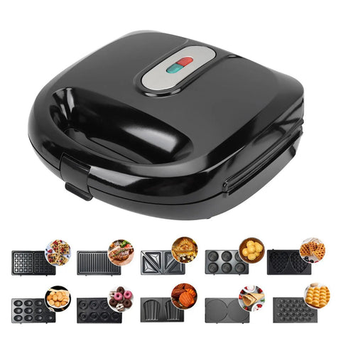 Beat The Morning Rush With This 10 In 1 Breakfast Maker With Nonstick Plates Indicator Lights Cool Touch Handle Easy To Store