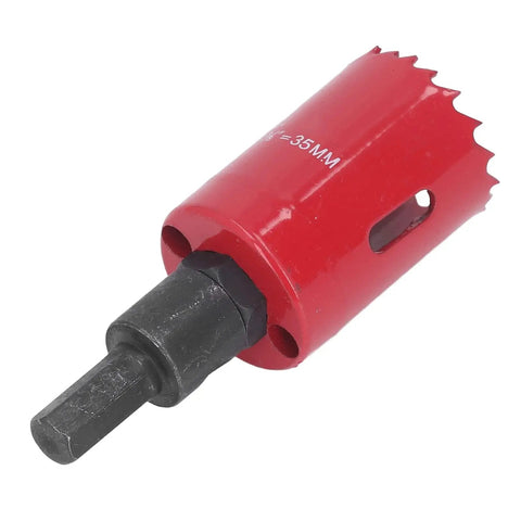 Super Cool Universal Hole Saw Set Cutting 3 To 2.5 Inch For Metal Wood And Plastic With Durable Hss Blades Fast Install No Tools And Handy Storage Box That Is Totally Rad For Any Home Repair Project. 35mm hole saw with hex shank