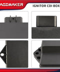 Close-up of Ignition CDI Box Module For Yamaha Kodiak 400 YFM400FA 2005 2006 And Grizzly 400 YFM400FG 2007 2008 Replacement
