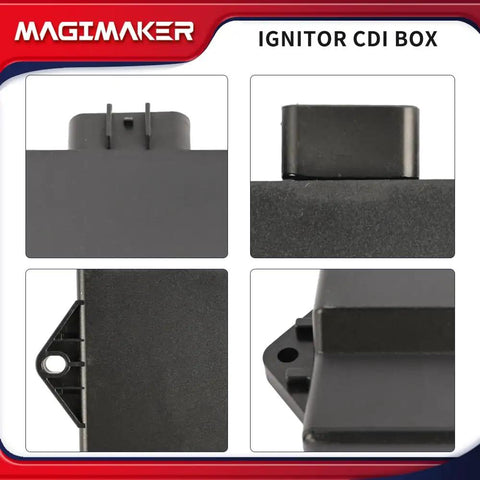 Close-up of Ignition CDI Box Module For Yamaha Kodiak 400 YFM400FA 2005 2006 And Grizzly 400 YFM400FG 2007 2008 Replacement