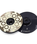 Heavy Duty Resin Bond Diamond Cup Wheel Fine Grit Smooth Ride For Crushing Slab And Prepping Tile 4 Inch With 5 8 11 Female Arbor