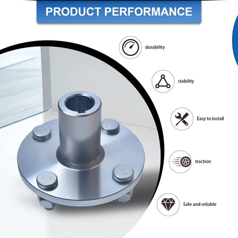 Premium Heavy Duty Go Kart Live Axle Hub With Step Down Shaft Pair For Dune Buggy, showcasing stability and durability.