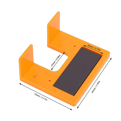 Door Jamb Hinge Jig With Magnetic Mortise Plate Thickened Hinge Install Fix Tool for Quick Accurate 90 Degree Door Hinge Setup