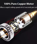 Heavy Duty Portable Electric Rebar Cutter Workhorse With Raw 3000 Watt Copper Motor detail showing the pure copper motor internals.