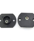 Heavy Duty Black Pin Style Sofa Connectors Four Sets Sectional Furniture Hardware with metal and plastic build for easy installation.