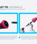 Assembly instructions for Drill Bit Cone Polisher Pro Grade Kit With Memory Foam Cone Sponge For Metal Polishing Tool For Cars And Rims