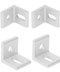 Right Angle Corner Brackets 90 Degree Aluminum L Shaped Braces Built Beefy For Quick Connection And Rock Solid Stability Fits 2020 3030 4040