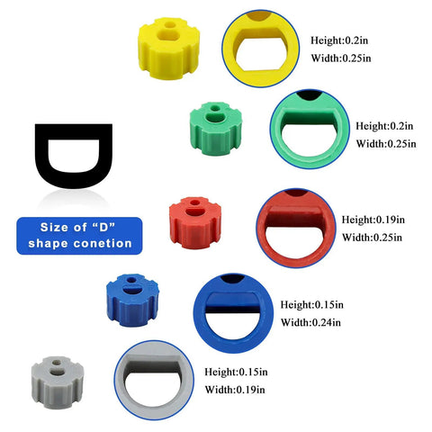 Universal Electric Range Knob Kit Replacement For Ovens And Stoves KN002 RKE Fits Whirlpool Gas Stoves Various Inserts