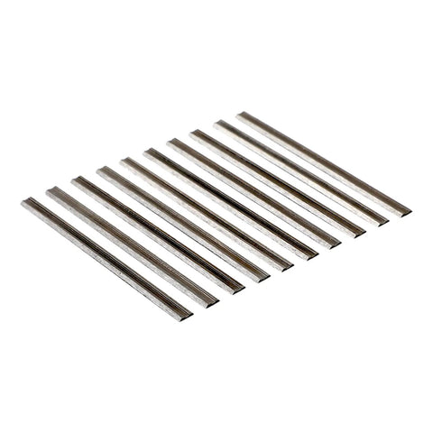 Heavy Duty Jointer Knives And Planer Blades, HSS Double Edged Cutters, 10 pack of smooth cutting blades for woodworking