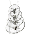 Kick Stale Clutter Out With This Heavy Duty Cabinet Pot Lid Organizer Door Mounted 304 Stainless Steel Cover Rack with lids.