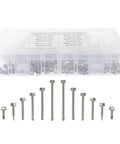 Self Tapping And Self Drilling Kit In 410 Stainless Steel With Washer Head, Rust Resistant Assortment in plastic box