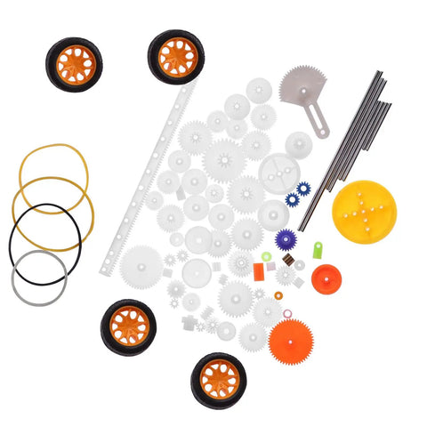 Super Cool Zohisin 78 Pc Plastic Gears Kit With Pulleys Belts And Shafts For Easy DIY Projects, Repairs, Machine Upgrades, And Mechanical Builds That Let You Create Awesome Stuff Without Breaking The Bank. plastic gear kit with wheels, belts, shafts, and gears