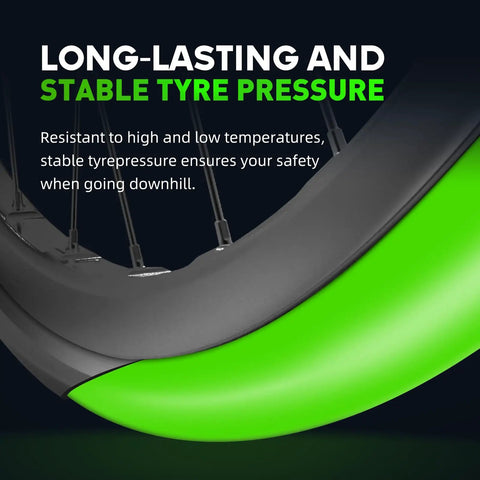 Close-up of TPU Inner Tube 700C To 47C And 29 Inch MTB Gravel Tire Tube, ultra-durable and lightweight, highlighting stability.