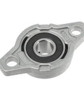 4 Pcs Zinc Alloy Flange Pillow Block Bearings Has Steel Core Self Aligning 8Mm Or 12Mm Shafts Super Heavy Duty Wear Resistant Perfect For Your Robust Jobs Helping Your Units Running Smooth Under Stress For Builders Seeking Reliable Performance Right Now. zinc alloy flange pillow block bearing with steel core, dual bolt holes