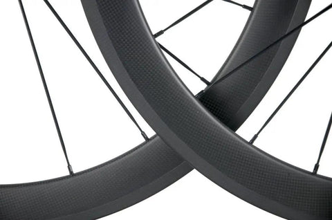 50mm Carbon Fiber Track Wheel Set Matte Finish 3K Fixed Gear Wheelset With Cog Built For Speed Junkies And Long Rides