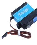 Heavy Duty 35Kg Digital Steering Servo For Rc Cars Featuring Waterproof Metal Gears with attached wiring and connector.