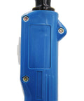 Close-up of Air Plasma Cutting Torch Head With High Frequency For 40A Cutting, Blue Handle, Pro Grade Plasma Cutter Accessory