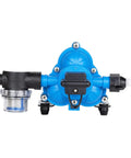 Front view of 33-Series Industrial Water Pressure Pump 115V 3.3 GPM 45 PSI Diaphragm Pump with self-priming functionality