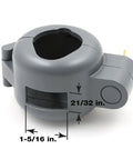 Doorknob Lock-Out Device With Key Blocks Access To The Keyhole On Round Knobs Up To Two And Seven Eighths Inches Removable And Easy To Use Security Cover For Home Or Office Single Pack