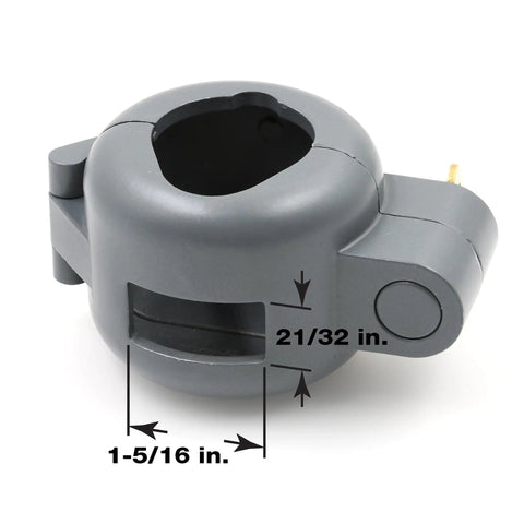 Doorknob Lock-Out Device With Key Blocks Access To The Keyhole On Round Knobs Up To Two And Seven Eighths Inches Removable And Easy To Use Security Cover For Home Or Office Single Pack