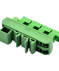 Compact 5x2 Pluggable Screw Terminal Block Distribution Module For DIN Rail Mount, 10A At 300V Per Channel, Durable 5.08mm Pitch