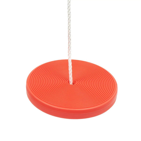 Close-up of removable seat from Backyard Zip Line Kit For Kids And Adults 160ft Cable With Adjustable Tension Rust Proof Galvanized Steel