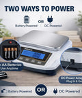 Pro Grade Digital Analytical Balance And Lab Scale With 5000 G Capacity And 0.01 G Precision, LED display showing power options