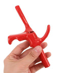 Pro Grade Fencing Foil Epee Handle Replacement Grip with Conductive Wire in red