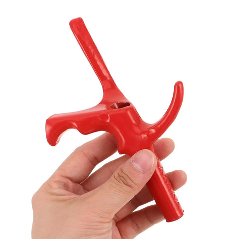 Pro Grade Fencing Foil Epee Handle Replacement Grip with Conductive Wire in red