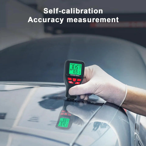 All Around Paint Thickness Gauge 0-2000um With LCD Readout Auto Substrate Detection 3 Probe Modes 3 Unit Switching Works On Steel Metal Plastic Glass PVC Battery Indicator Auto Shutoff Pro Grade used on car paint
