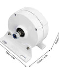 Top Shelf 1200 Watt Permanent Magnet Motor Featuring Three Phase Wiring And Pure Copper Coils Delivers Smooth Low Rpm High Torque Power For Busy Industrial Jobs And Reliable Energy Generation That Runs True All Day Long, white generator close-up.