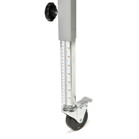 Heavy Duty Expandable Roller Conveyor Fits Any Shop Setup Expands To Fifty Inches Takes Three Hundred Pounds Glides On Locking Swivel Casters Solid Choice For Cumbersome Materials And Long Runs