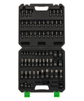 Torx Bit Socket Set With External Torx Sockets For Quarter Inch Drive Three Eighths Inch Drive And Half Inch Drive in case