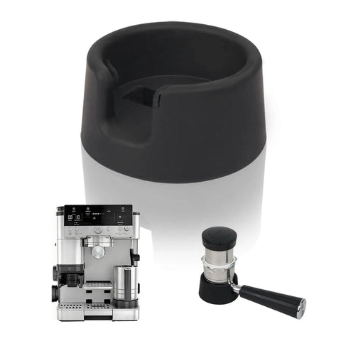 Ninja ES601 Coffee Tamper Base With Portafilter Stand Silicone Tamper Holder For Espresso Machine Black with portafilter