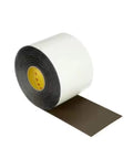 Ultra conformable gray adhesive tape roll, water resistant, self-adhering acrylic for construction and erosion protection