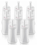 Prime Replacement Water Filter Cartridge For Breville Espresso Makers Dead On Fit For Barista Touch Bes880 And Oracle Series, 8-pack, white cartridges