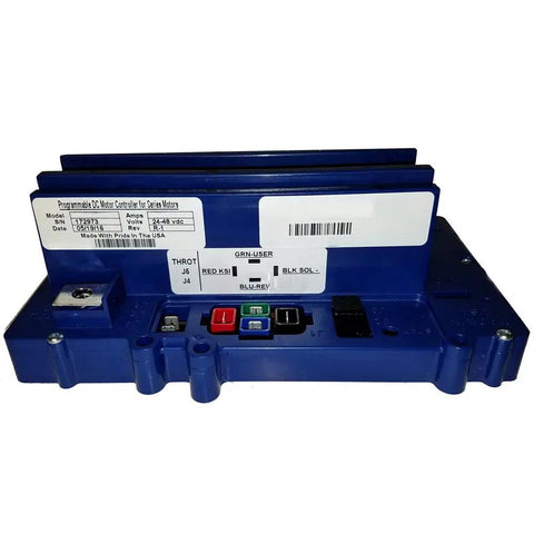 Top Shelf Yamaha Golf Cart Controller Upgrade For Series Motors 36V 48V 400 Amp Drive Board close-up view with connection ports.