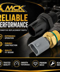 Heavy Duty Coolant Temperature Sensor For Chevrolet Trax Engine Temp Monitor showing durable construction and connector design.